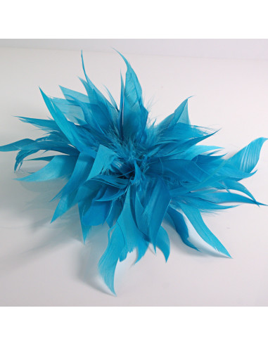 KWIAT Z PIÓR  BROSZKA PRZYPINKA PIÓRA  LOLITA...