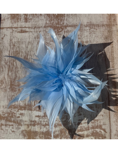 KWIAT Z PIÓR  BROSZKA PRZYPINKA PIÓRA  LOLITA...