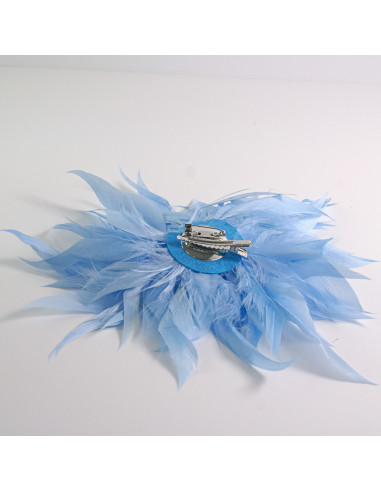 KWIAT Z PIÓR  BROSZKA PRZYPINKA PIÓRA  LOLITA...