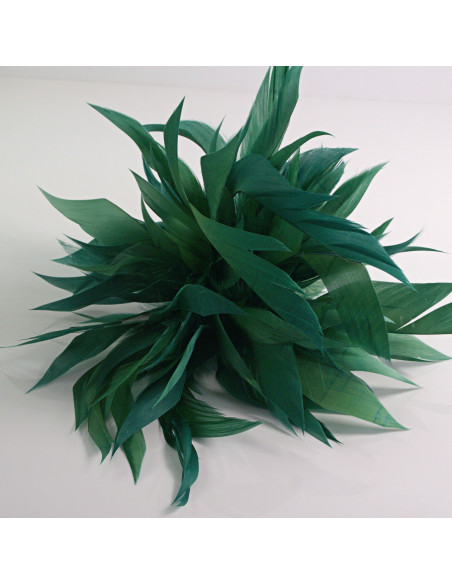 KWIAT Z PIÓR  BROSZKA PRZYPINKA PIÓRA  LOLITA AKCESORIA 16 CM XL