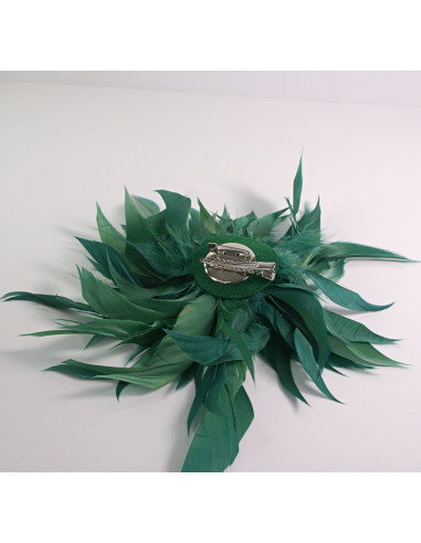 KWIAT Z PIÓR  BROSZKA PRZYPINKA PIÓRA  LOLITA...