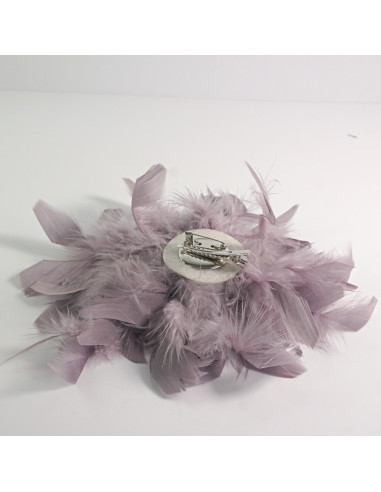KWIAT Z PIÓR  BROSZKA PRZYPINKA PIÓRA  LOLITA...