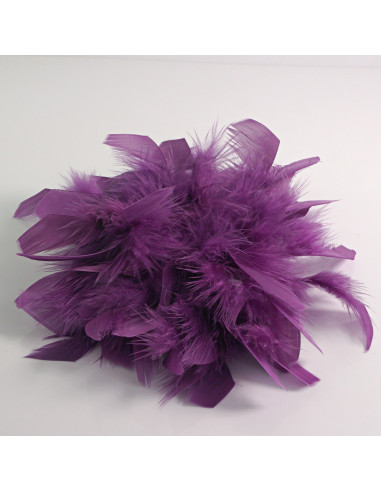 KWIAT Z PIÓR  BROSZKA PRZYPINKA PIÓRA  LOLITA...