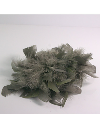 KWIAT Z PIÓR  BROSZKA PRZYPINKA PIÓRA  LOLITA...