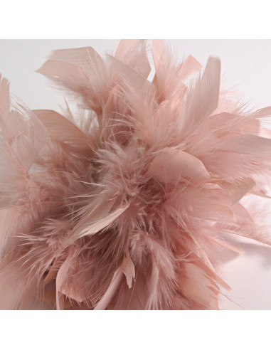 KWIAT Z PIÓR  BROSZKA PRZYPINKA PIÓRA  LOLITA...