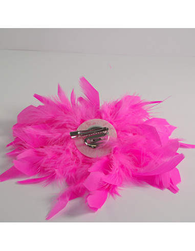 KWIAT Z PIÓR  BROSZKA PRZYPINKA PIÓRA  LOLITA...