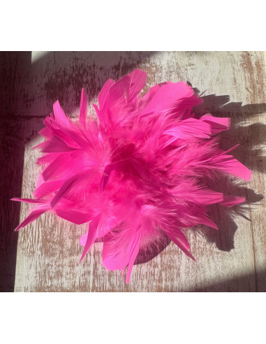 KWIAT Z PIÓR  BROSZKA PRZYPINKA PIÓRA  LOLITA...