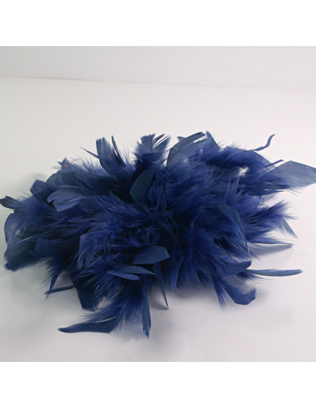 KWIAT Z PIÓR  BROSZKA PRZYPINKA PIÓRA  LOLITA AKCESORIA 16 CM XL