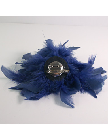 KWIAT Z PIÓR  BROSZKA PRZYPINKA PIÓRA  LOLITA...