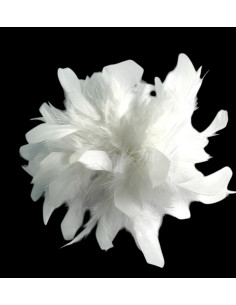 KWIAT Z PIÓR  BROSZKA PRZYPINKA PIÓRA  LOLITA AKCESORIA... 2