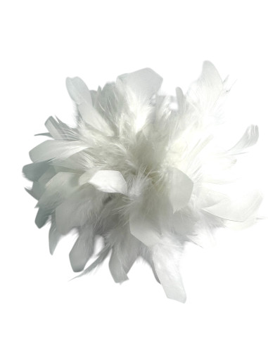 KWIAT Z PIÓR  BROSZKA PRZYPINKA PIÓRA  LOLITA...