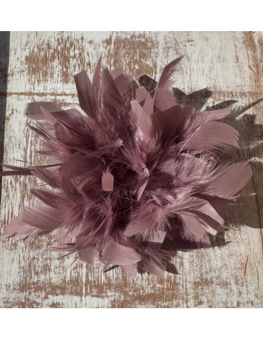 KWIAT Z PIÓR  BROSZKA PRZYPINKA PIÓRA  LOLITA...