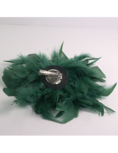 KWIAT Z PIÓR  BROSZKA PRZYPINKA PIÓRA  LOLITA...