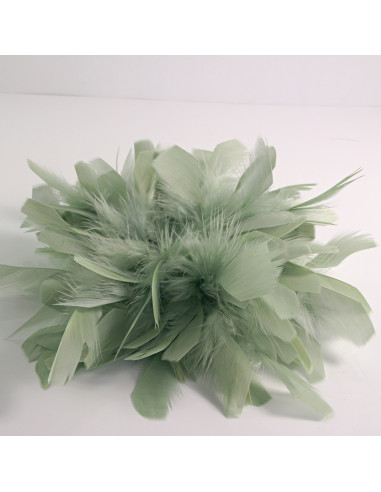 KWIAT Z PIÓR  BROSZKA PRZYPINKA PIÓRA  LOLITA...