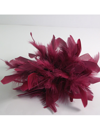 KWIAT Z PIÓR  BROSZKA PRZYPINKA PIÓRA  LOLITA...