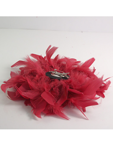 KWIAT Z PIÓR  BROSZKA PRZYPINKA PIÓRA  LOLITA...