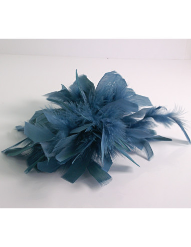 KWIAT Z PIÓR  BROSZKA PRZYPINKA PIÓRA  LOLITA...