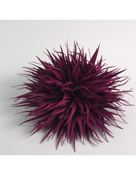 KWIAT Z MATERIAŁU KOLCE  BROSZKA PRZYPINKA KWIATEK  LOLITA AKCESORIA 12 cm