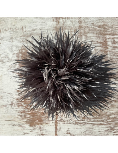 KWIAT Z MATERIAŁU KOLCE  BROSZKA PRZYPINKA...