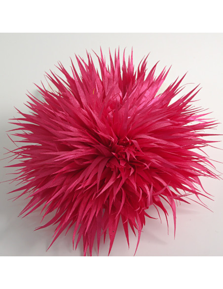 KWIAT Z MATERIAŁU KOLCE  BROSZKA PRZYPINKA KWIATEK  LOLITA AKCESORIA 12 cm