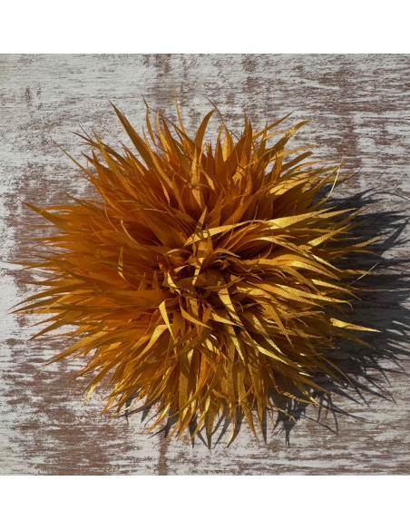 KWIAT Z MATERIAŁU KOLCE  BROSZKA PRZYPINKA KWIATEK  LOLITA AKCESORIA 12 cm