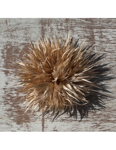 KWIAT Z MATERIAŁU KOLCE  BROSZKA PRZYPINKA...