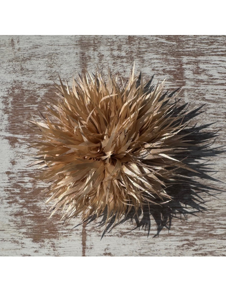 KWIAT Z MATERIAŁU KOLCE  BROSZKA PRZYPINKA KWIATEK  LOLITA AKCESORIA 12 cm