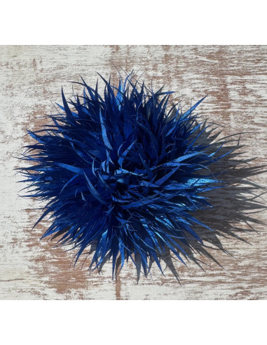 KWIAT Z MATERIAŁU KOLCE  BROSZKA PRZYPINKA...