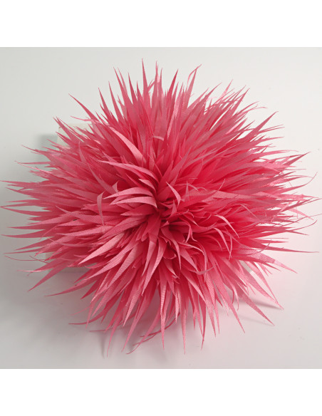 KWIAT Z MATERIAŁU KOLCE  BROSZKA PRZYPINKA KWIATEK LOLITA AKCESORIA 12 cm