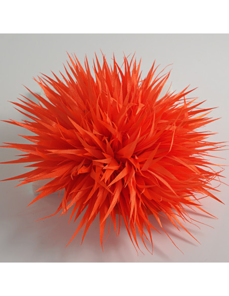 KWIAT Z MATERIAŁU KOLCE  BROSZKA PRZYPINKA KWIATEK LOLITA AKCESORIA 12 cm