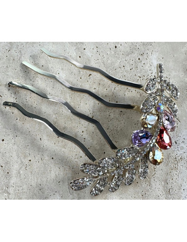 GRZEBIEŃ wsuwany do włosów wtykowy ozdobny KŁOS...