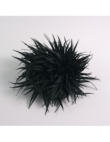 KWIAT Z MATERIAŁU KOLCE  BROSZKA PRZYPINKA...