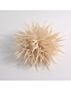 KWIAT Z MATERIAŁU KOLCE  BROSZKA PRZYPINKA KWIATEK...