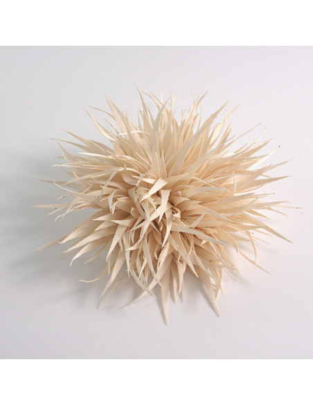 KWIAT Z MATERIAŁU KOLCE  BROSZKA PRZYPINKA KWIATEK  LOLITA AKCESORIA 10 cm