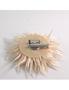 KWIAT Z MATERIAŁU KOLCE  BROSZKA PRZYPINKA KWIATEK... 2