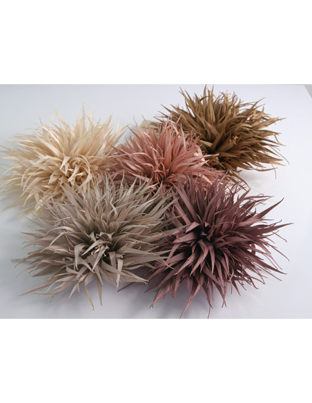 KWIAT Z MATERIAŁU KOLCE  BROSZKA PRZYPINKA KWIATEK  LOLITA AKCESORIA 10 cm