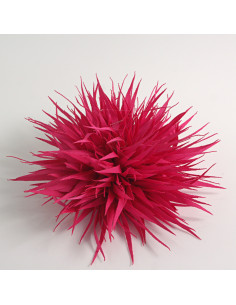 KWIAT Z MATERIAŁU KOLCE  BROSZKA PRZYPINKA KWIATEK...