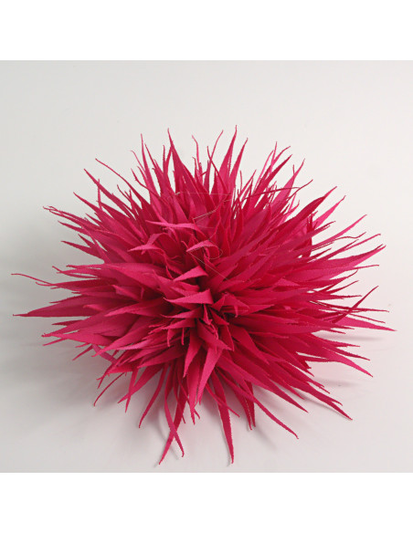 KWIAT Z MATERIAŁU KOLCE  BROSZKA PRZYPINKA KWIATEK  LOLITA AKCESORIA 10 cm