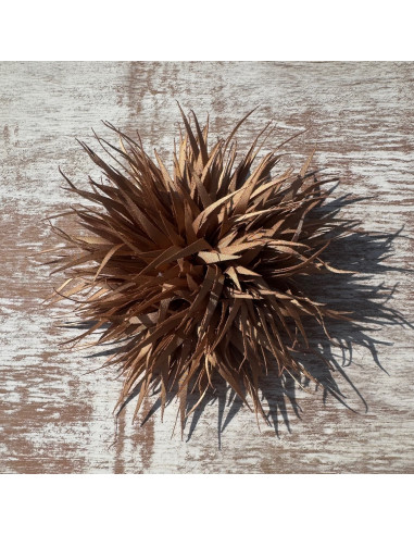 KWIAT Z MATERIAŁU KOLCE  BROSZKA PRZYPINKA...