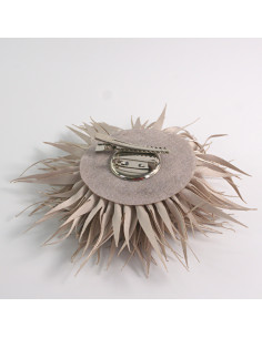 KWIAT Z MATERIAŁU KOLCE  BROSZKA PRZYPINKA LOLITA... 2