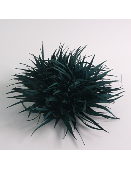 KWIAT Z MATERIAŁU KOLCE  BROSZKA PRZYPINKA LOLITA AKCESORIA 10 cm ZIELONY