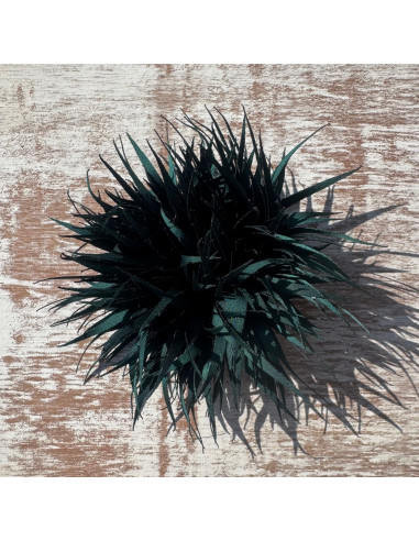 KWIAT Z MATERIAŁU KOLCE  BROSZKA PRZYPINKA...