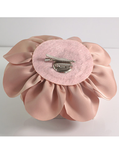 KWIAT Z MATERIAŁU RÓŻA BROSZKA PRZYPINKA LOLITA...