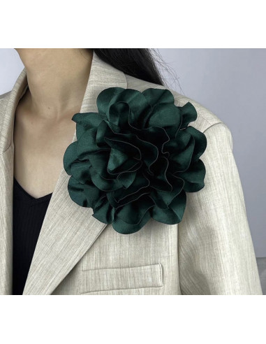 KWIAT Z MATERIAŁU RÓŻA BROSZKA PRZYPINKA LOLITA...