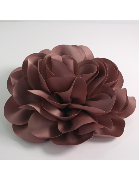 KWIAT Z MATERIAŁU RÓŻA BROSZKA PRZYPINKA LOLITA AKCESORIA 17 cm XL