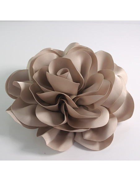 KWIAT Z MATERIAŁU RÓŻA BROSZKA PRZYPINKA LOLITA AKCESORIA 17 cm XL