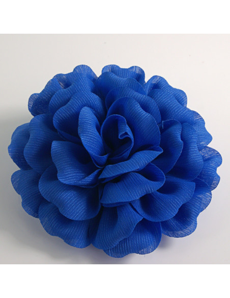 KWIAT Z MATERIAŁU RÓŻA BROSZKA PRZYPINKA LOLITA AKCESORIA 12 CM