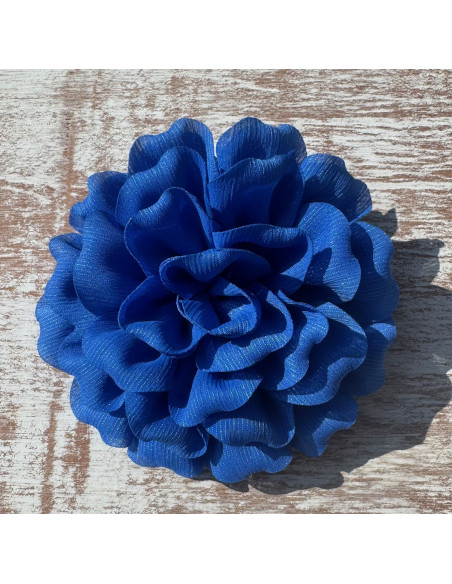 KWIAT Z MATERIAŁU RÓŻA BROSZKA PRZYPINKA LOLITA AKCESORIA 12 CM