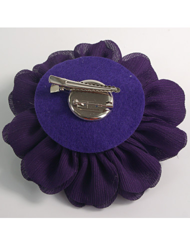KWIAT Z MATERIAŁU RÓŻA BROSZKA PRZYPINKA LOLITA...