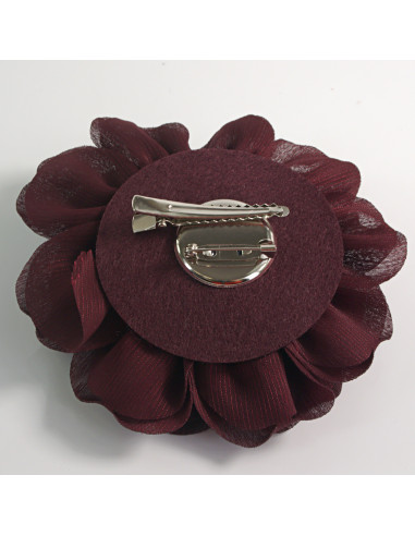 KWIAT Z MATERIAŁU RÓŻA BROSZKA PRZYPINKA LOLITA...